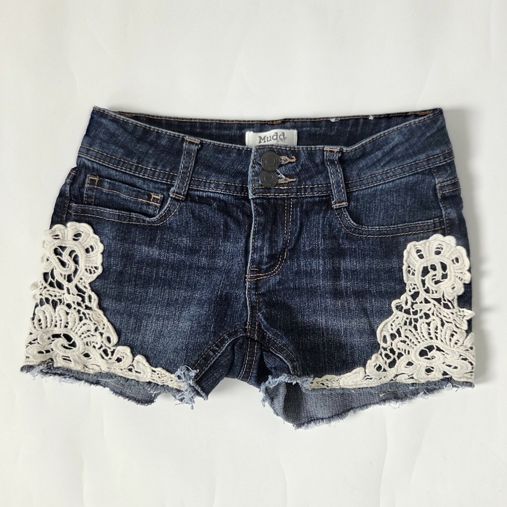 Mudd Girls Cuttoff Denim Shorts 12